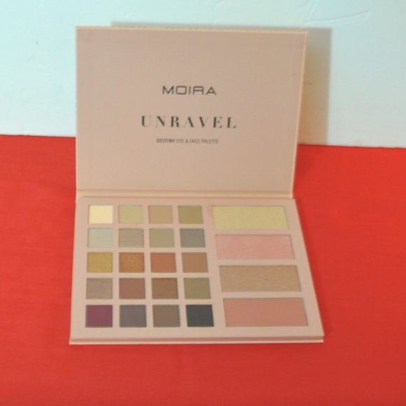 Moira Makeup Moira Unravel Destiny Eye Face Palette Never